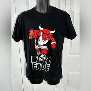 CitiBoyz Chicago Bulls In Yo Face Graphic T-Shirt